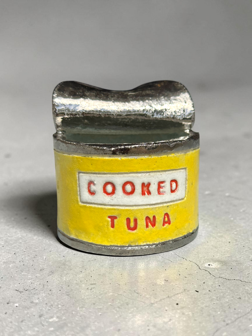 Cooked Tuna — Hand Built Ceramic Sculpture | Platinum Edition